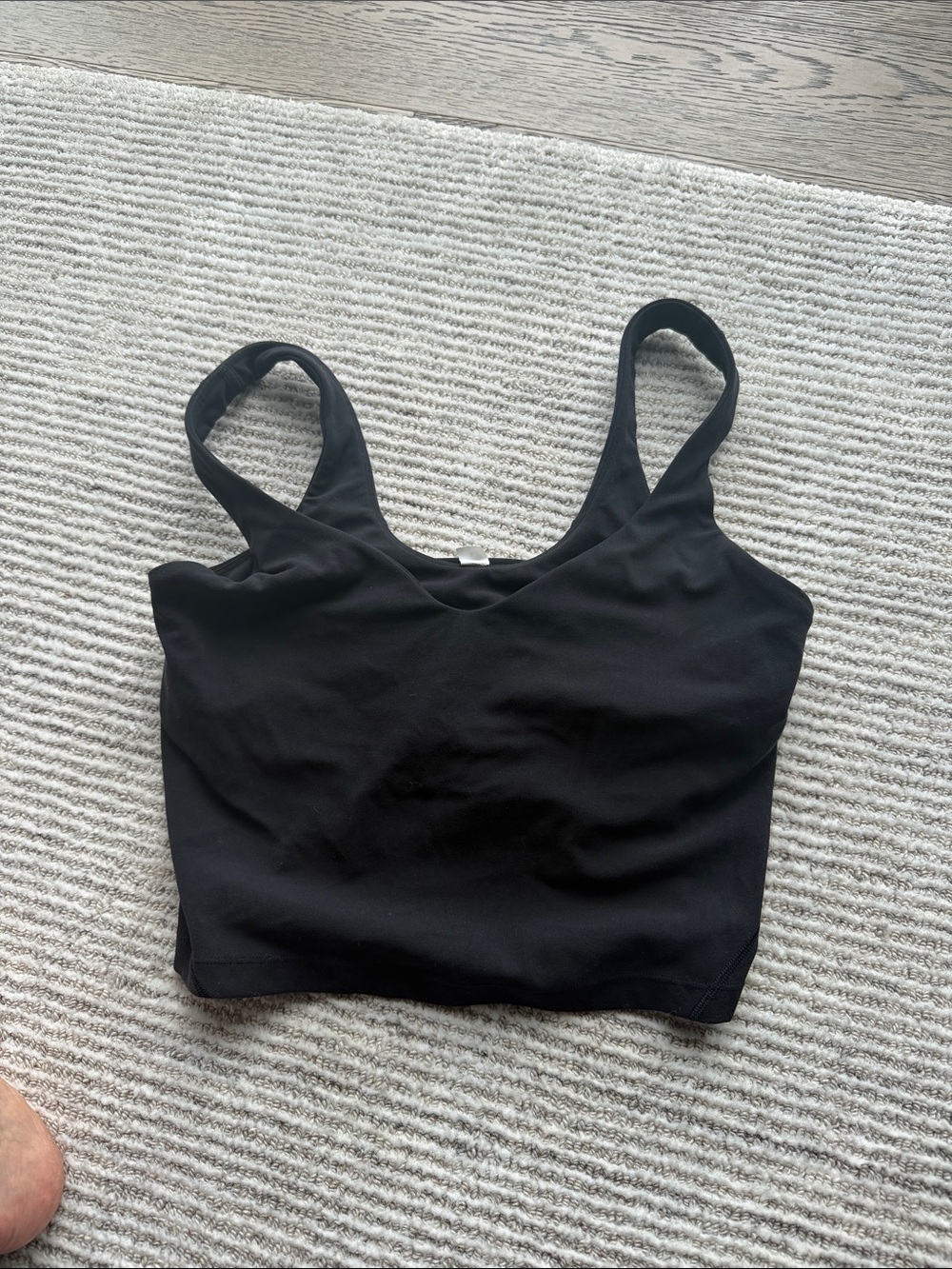 Lululemon  Cropped Tank Top with support bra inside